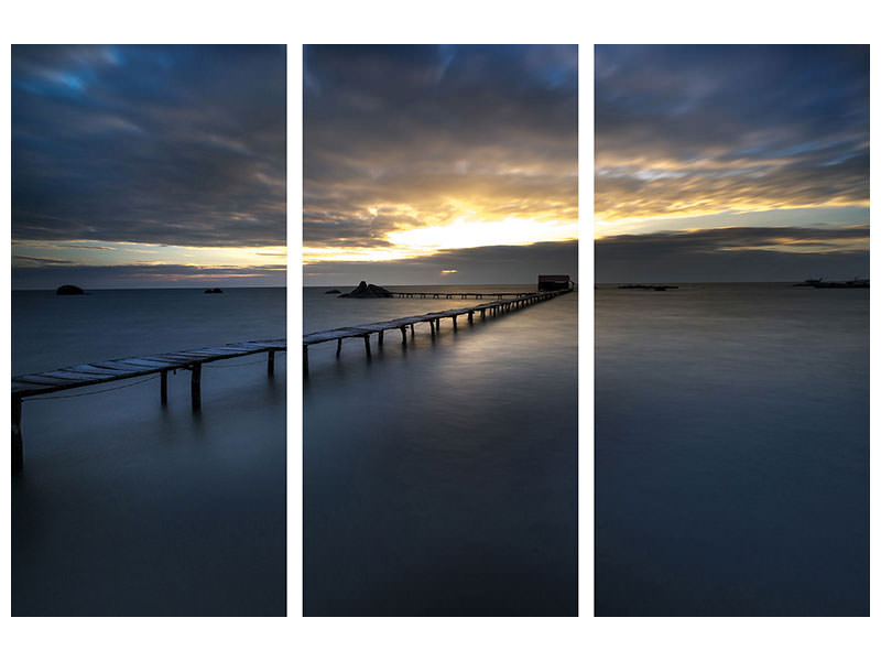 3-piece-canvas-print-evening-mood-on-the-long-jetty