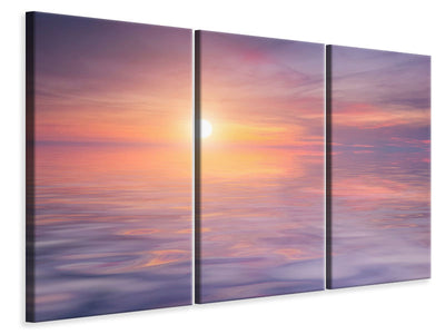 3-piece-canvas-print-sunset-by-the-lake