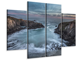 4-piece-canvas-print-black-point-cove