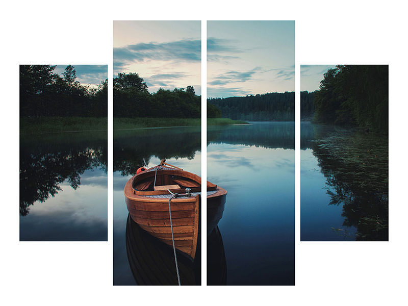 4-piece-canvas-print-boat-in-fog