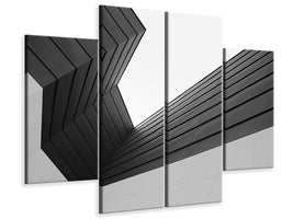 4-piece-canvas-print-broken-lines-ii