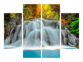 4-piece-canvas-print-falling-water