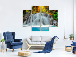 4-piece-canvas-print-falling-water