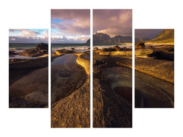 4-piece-canvas-print-last-light-of-the-day