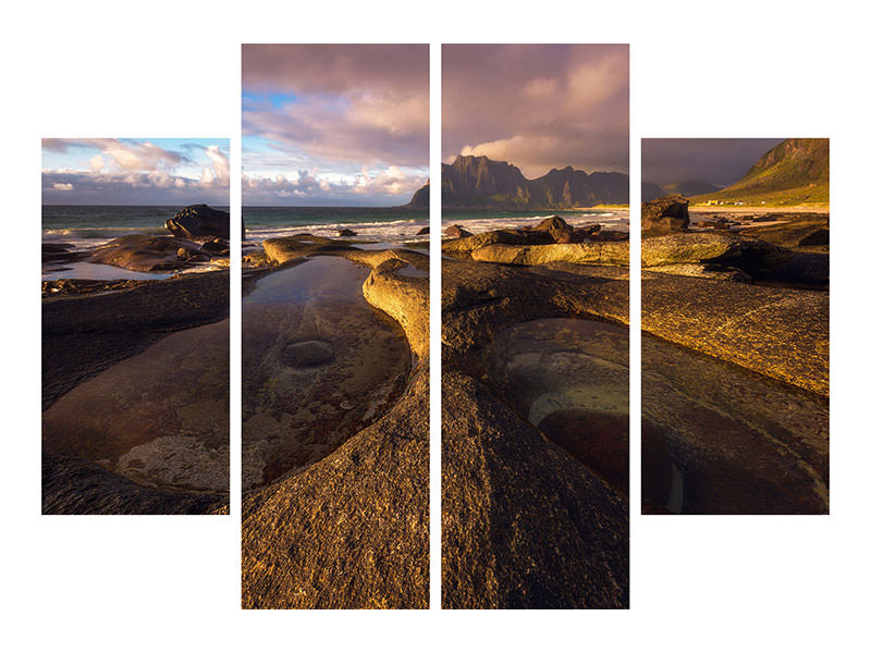 4-piece-canvas-print-last-light-of-the-day