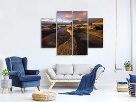 4-piece-canvas-print-last-light-of-the-day