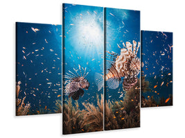 4-piece-canvas-print-lionfish-ii