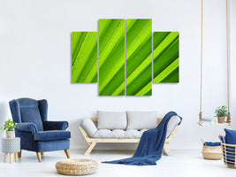 4-piece-canvas-print-palm-stripes-ii