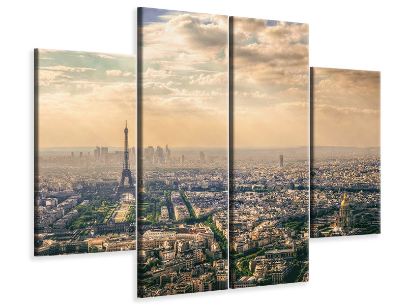 4-piece-canvas-print-paris-france