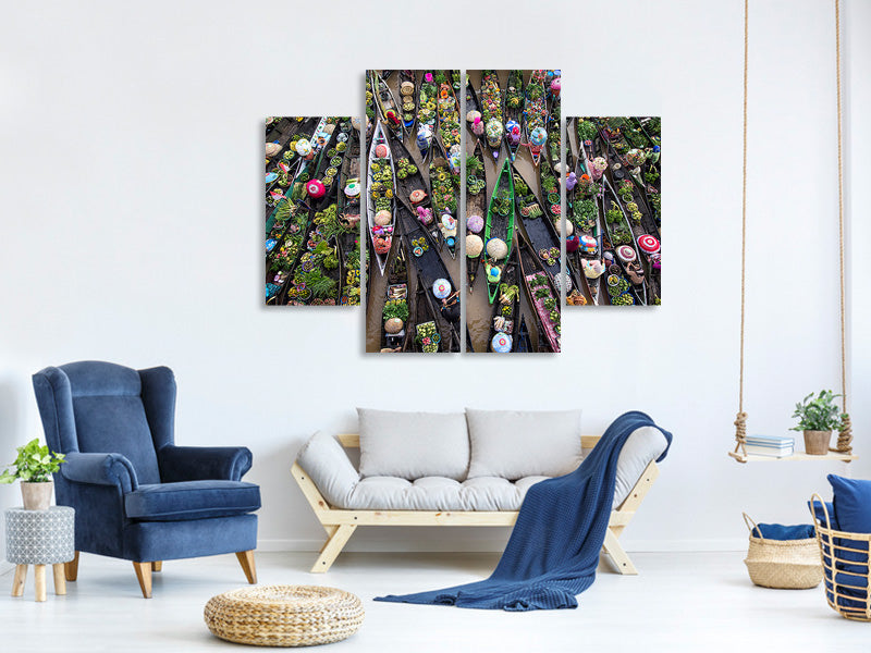 4-piece-canvas-print-pasar-terapung