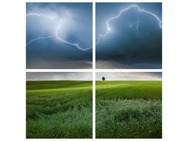 4-piece-canvas-print-someplace-in-summer