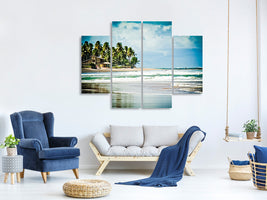 4-piece-canvas-print-the-beach