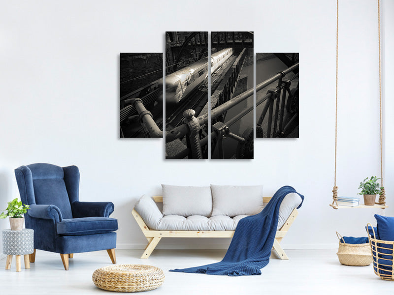 4-piece-canvas-print-the-fast-line