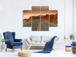 4-piece-canvas-print-the-street