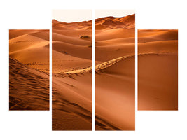 4-piece-canvas-print-traces-in-the-desert