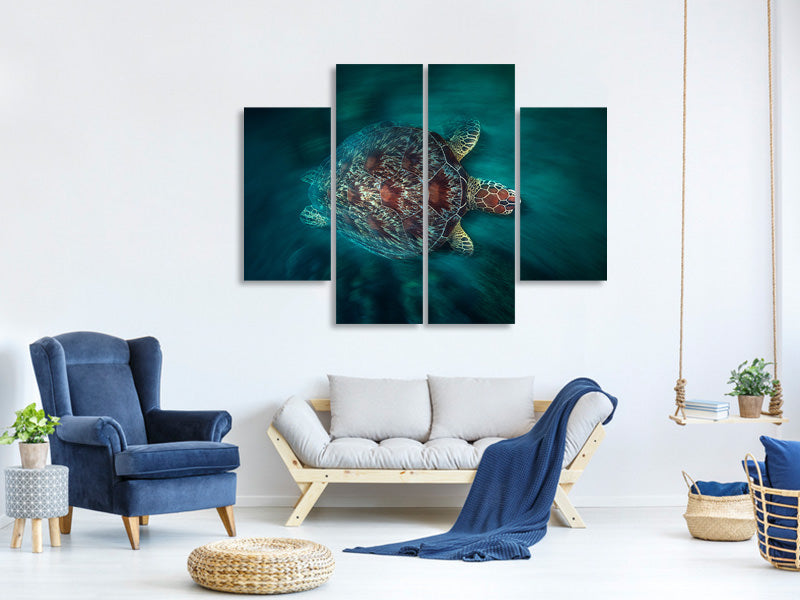 4-piece-canvas-print-valocity-turtle