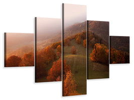 5-piece-canvas-print-autumn-on-the-swabian-alb