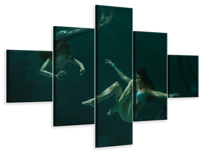 5-piece-canvas-print-mermaid