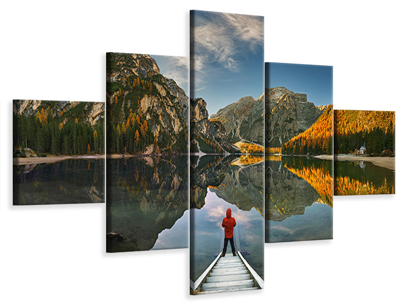 5-piece-canvas-print-morning-silence