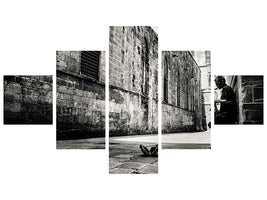 5-piece-canvas-print-silent-street