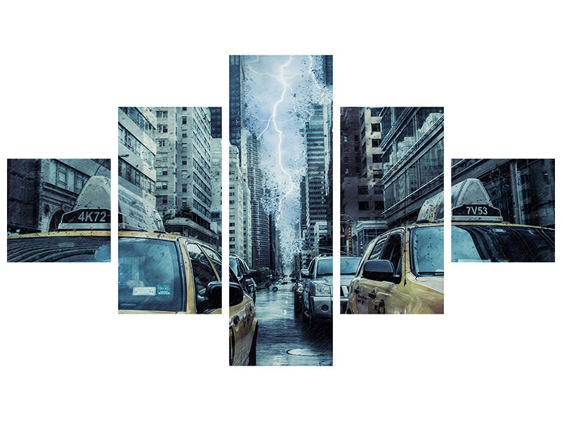 5-piece-canvas-print-thunderstorm-in-new-york