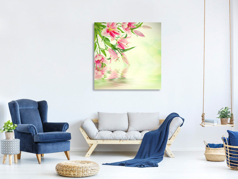 canvas-print-lilies-on-water