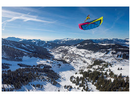 canvas-print-michael-regnier-speedriding-in-la-clusaz