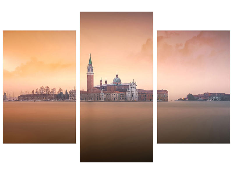 modern-3-piece-canvas-print-venice-pink-sunrise