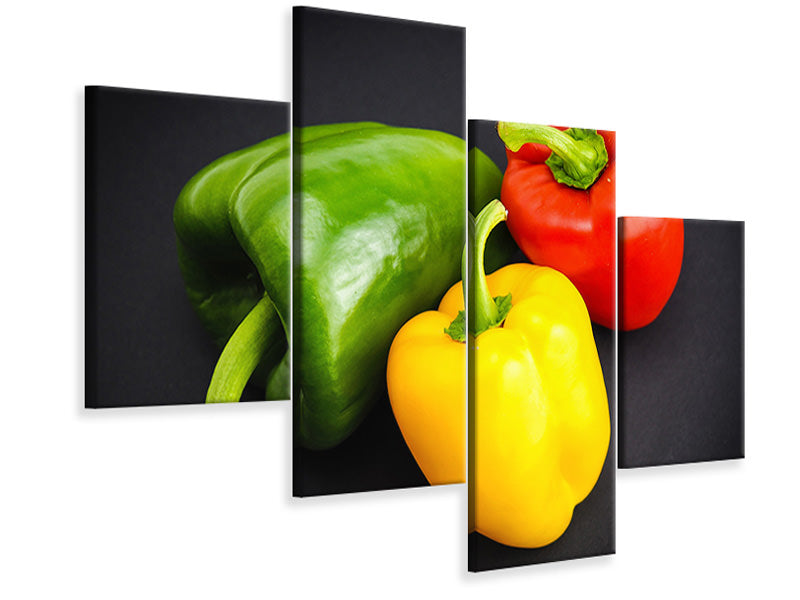 modern-4-piece-canvas-print-colorful-peppers