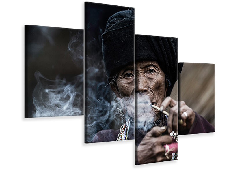 modern-4-piece-canvas-print-smoking-ii