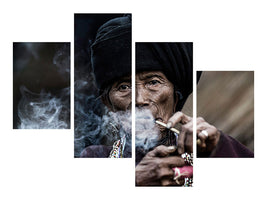 modern-4-piece-canvas-print-smoking-ii