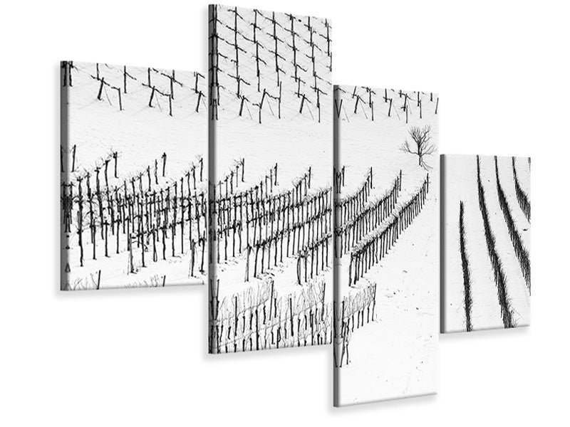 modern-4-piece-canvas-print-winter-lines