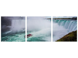 panoramic-3-piece-canvas-print-action-at-the-waterfall