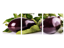 panoramic-3-piece-canvas-print-fresh-eggplants