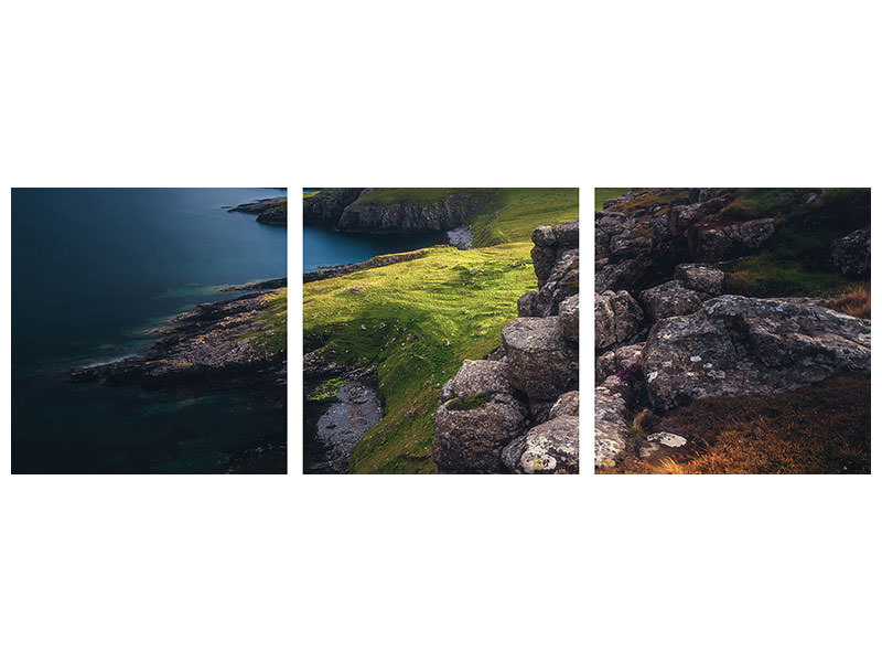 panoramic-3-piece-canvas-print-scotland-neist-point