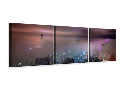 panoramic-3-piece-canvas-print-smog-in-hong-kong