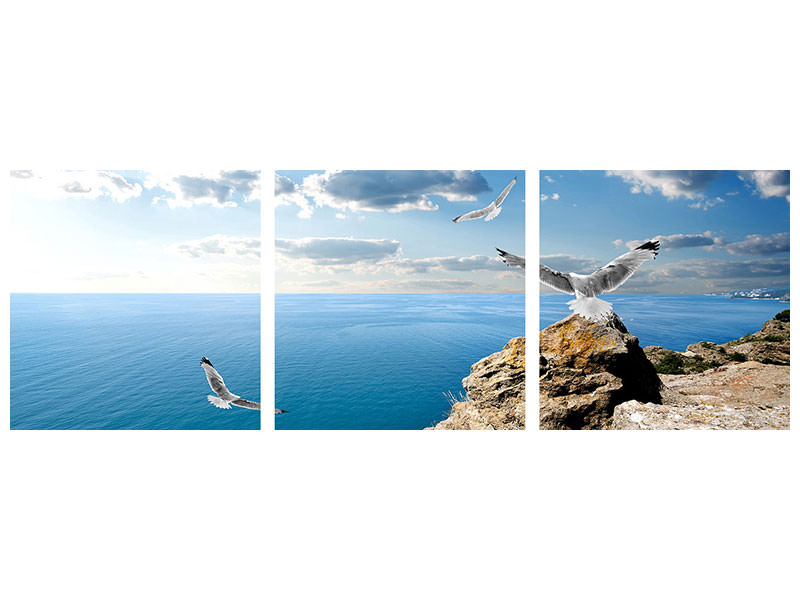panoramic-3-piece-canvas-print-the-seagulls-and-the-sea