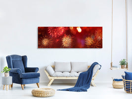 panoramic-canvas-print-colorful-fireworks