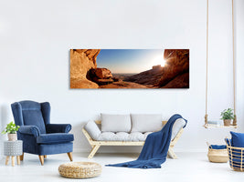 panoramic-canvas-print-sunset-in-front-of-the-cave
