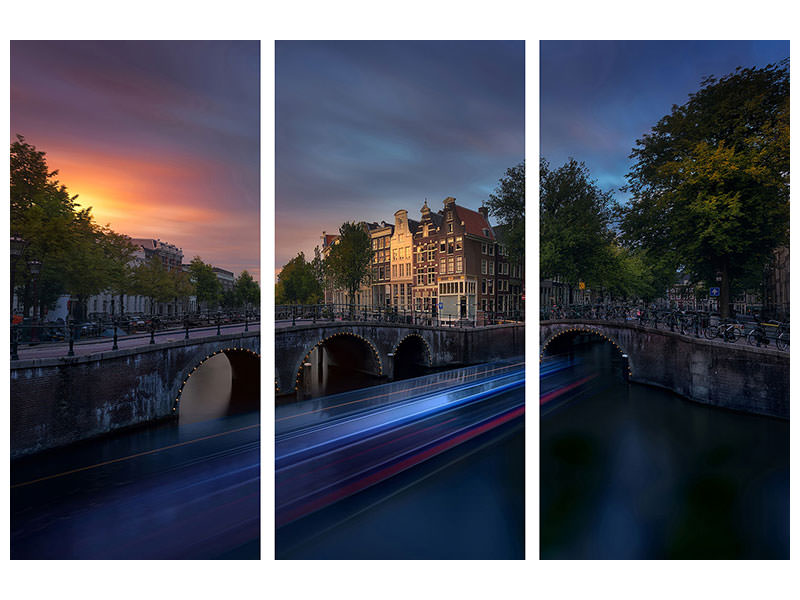 3-piece-canvas-print-amsterdam-sunset