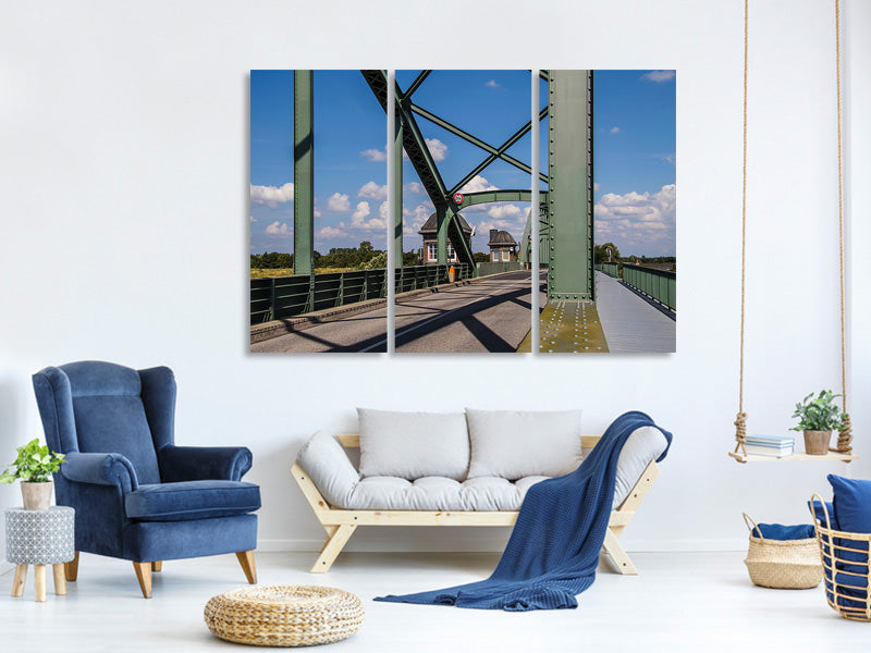 3-piece-canvas-print-bridge-in-steel-construction