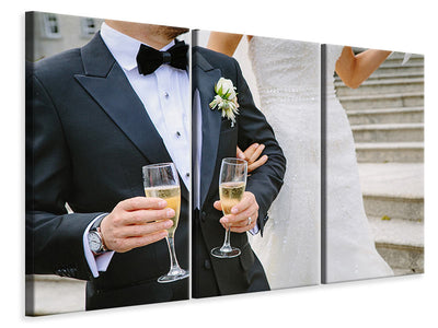 3-piece-canvas-print-champagne-for-the-wedding