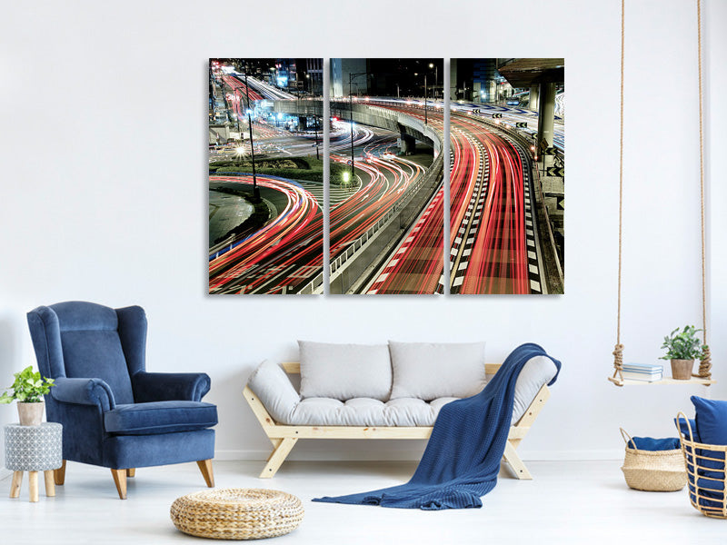 3-piece-canvas-print-chaotic-traffic