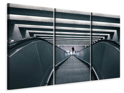 3-piece-canvas-print-escalator-downhill
