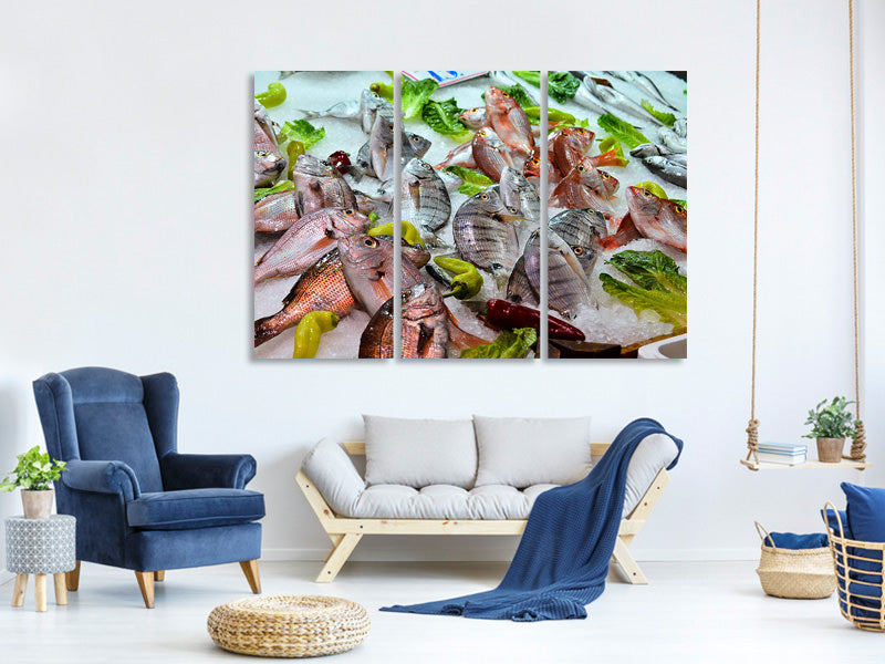 3-piece-canvas-print-raw-fish