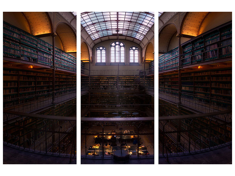 3-piece-canvas-print-rijksmuseum-library