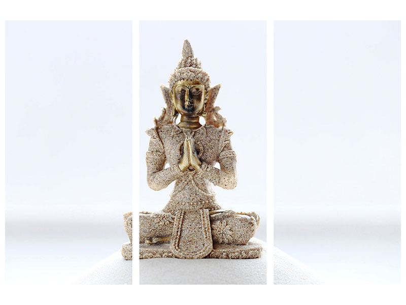 3-piece-canvas-print-sculpture-of-a-buddha