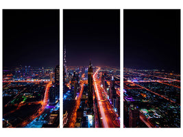 3-piece-canvas-print-the-colorful-lights-of-dubai