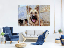 3-piece-canvas-print-the-german-shepherd