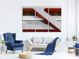 3-piece-canvas-print-the-red-line